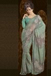 Beautiful Designer Saree with Full Sleeve Saree Blouse