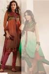 Stunning Anarkali Salwar Kameez in Red Color