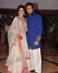Ritesh and Genelia in their Sangeet Ceremony
