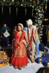 reema sen in a red lehenga choli in her wedding day